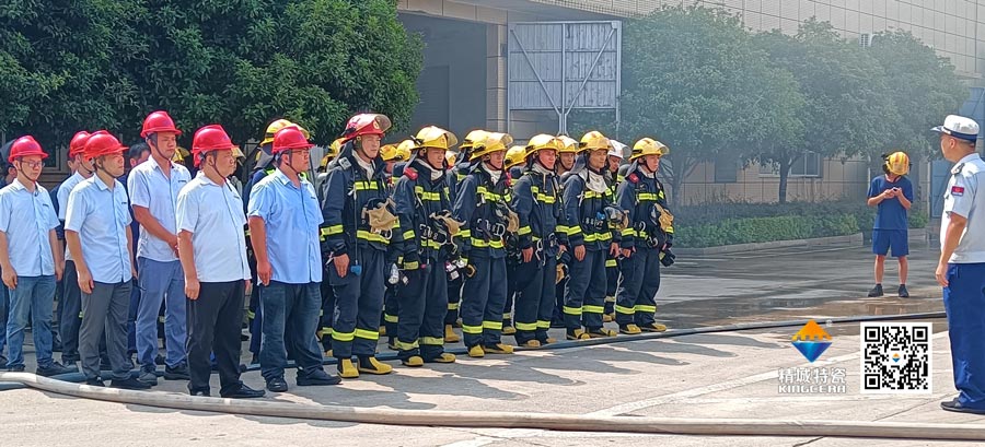 腾博汇游戏官网起劲配合消防联合演练，共筑清静生产防地