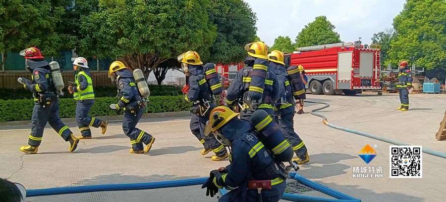 腾博汇游戏官网起劲配合消防联合演练，共筑清静生产防地