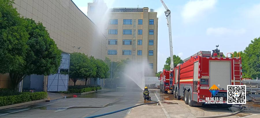 腾博汇游戏官网起劲配合消防联合演练，共筑清静生产防地