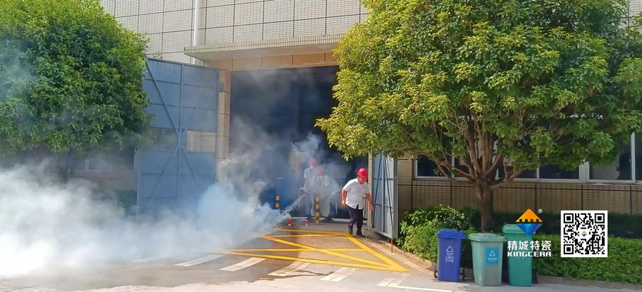 腾博汇游戏官网起劲配合消防联合演练，共筑清静生产防地